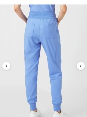 Landau Forward Ceil Blue Scrub Joggers Medium Tall
